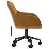 thumbnail of vidaXL Esszimmerstühle 2 Stk. Drehbar Braun Samt