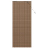 thumbnail of vidaXL Fensterjalousie mit Vorhängen Braun 80 x 220 cm Bambus