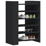 thumbnail of vidaXL Schuhschrank Schwarz 74,5x37,5x100 cm Holzwerkstoff