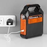 thumbnail of EASYmaxx Solar-Generator Kit 4500mAh - schwarz/orange