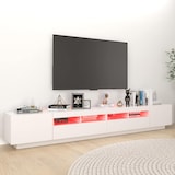 thumbnail of Mueble para TV con luces LED blanco 260x35x40 cm