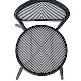 thumbnail of METRO PROFESSIONAL Gastro Stuhl stapelbar Olivara, Aluminium/ Textilen-Bespannung, weiß/schwarz