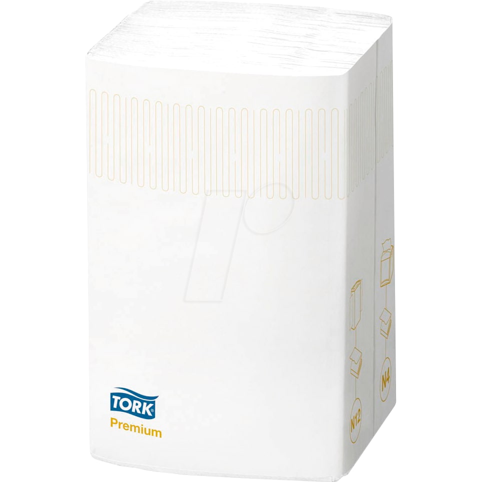 4000x TORK Spenderservietten Premium N4 21,6 x 33 cm 2-lagig 1/4 F weiß Interfold (15840)