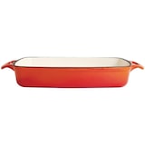 thumbnail of Vogue rechthoekige gietijzeren ovenschaal oranje 2,8L