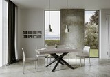 thumbnail of Ausziehtisch 180/284x90 cm Volantis Premium Kaschmir Beine anthrazit