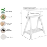 thumbnail of Cavalletto "ARCHI-TEC" tinto di bianco