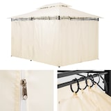 thumbnail of tectake Pabellón de lujo para el jardín Emine con 6 paneles laterales - Crema