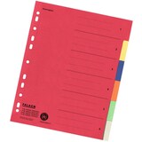 thumbnail of 20 x FALKEN Karton Register DIN A4 6-teilig 6-farbig