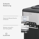 thumbnail of Aqueous Eiswürfelmaschine 3-in-1: Eiswürfel, Wasserspender: heiß & kalt 20 kg/24h Silber