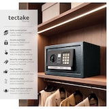 thumbnail of tectake cassaforte elettronica + chiavi, modello 1 - 400564