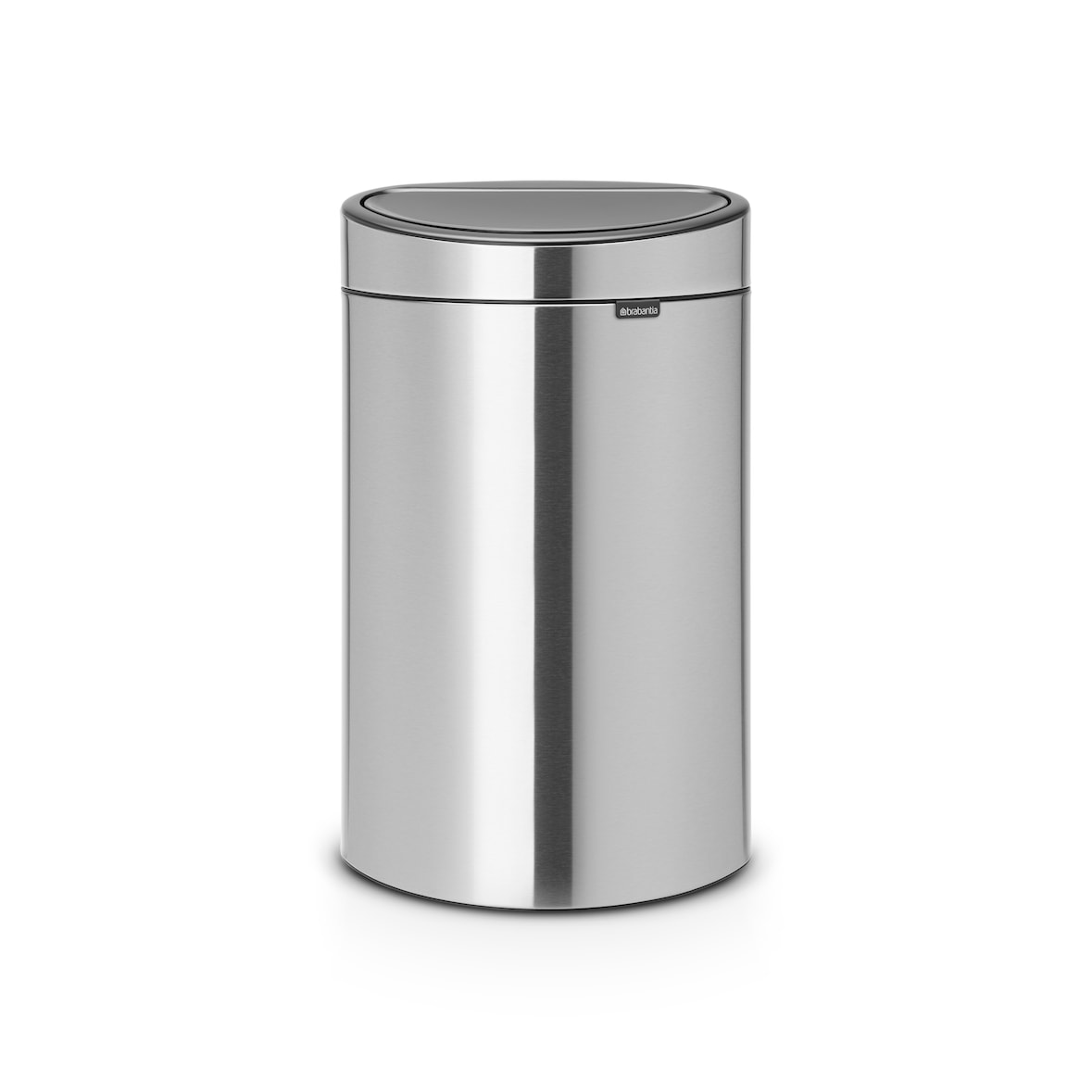 Poubelle Brabantia Touch Bin 40l Matt Steel Silent