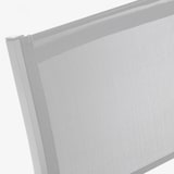 thumbnail of Lot de 2 chaises de jardin aluminium et textilène blanc