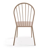 thumbnail of Tavolo da giardino reclinabile e 2 sedie da bistrot in color tortora