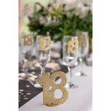 thumbnail of 70. Geburtstag gold glitzer Tischdekoration 11x 10 cm Zahl 70