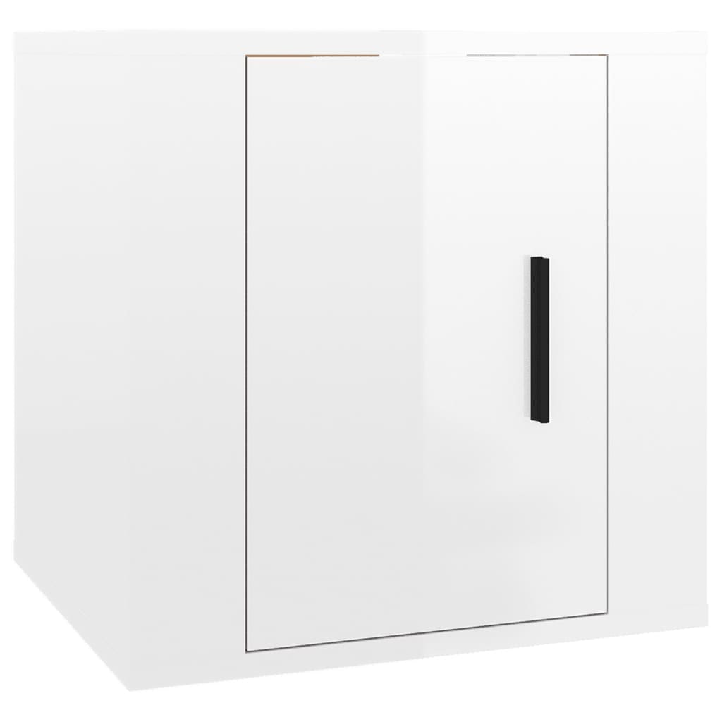 Helloshop26 - Multimedia-TV-Ständer TV-Regal TV-Schrank Esszimmer Wohnzimmer Schlafzimmer Wandmontage Hochglanz 40 x 34,5 x 40 cm 02_0028088
