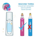 thumbnail of SODASTREAM Machine à Gazéifier L'eau + 2 Bouteilles + 1 Cylindre terrabilv
