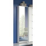 thumbnail of Dmora Schuhregal Ciclamino, Mehrzweck - Dielenmöbel mit Spiegeltür, Moderner Schuhschrank mit 5 Einlegeböden, 100% Made in Italy, 50x18h178 cm, Weiß