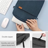 thumbnail of Sacoche Ordinateur Portable 9.7-11 Pouces Bleu Étanche Résistante Polyvalente Noir YONIS