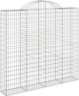 thumbnail of vidaXL Gabionen mit Hochbogen 4 Stk. 200x50x180/200cm Verzinktes Eisen