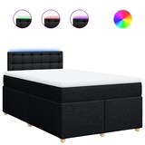 thumbnail of vidaXL Boxspringbett mit Matratze Schwarz 120x200 cm Stoff