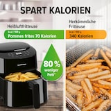 thumbnail of GOURMETmaxx Heißluft-Fritteuse Digital 4,5l 1400W schwarz + CH-Stecker
