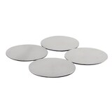 thumbnail of Dessous de verre argent 10x10cm - lot de 4