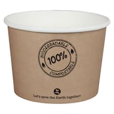 thumbnail of 25x BIO Suppenbecher 450ml braun biologisch abbaubar  O11.5cm