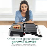 thumbnail of Emerio Kontaktgrill – Sandwichmaker – Grillfläche 23 × 14,5 cm – Panini-Grill – Kontaktgrill CG-130861 – Edelstahl / Schwarz