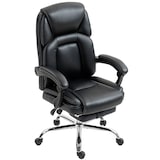 thumbnail of HOMCOM Sedia Ufficio Reclinabile con Poggiapiedi Capacità 120kg Nero