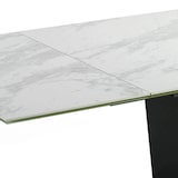 thumbnail of Angel Cerdá Mesa comedor extensible mármol blanco 1014C 180/225/270 x 90 x 75