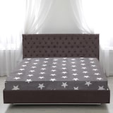 thumbnail of Spannbettlaken Cashmere Touch - 90-100x200cm ( Anthrazit Sterne )