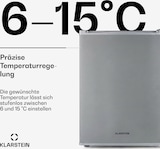 thumbnail of Happy Hour 33 Minibar 33L 5-15°C EEK G 25dB LED-Licht Silber