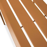 thumbnail of Banc de jardin en acier Caramel Oviala