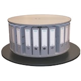 thumbnail of Ordner-Drehsäule, 1 Etage, Ø810mm, grau