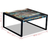thumbnail of vidaXL Couchtisch Altholz Massiv 80x80x40 cm