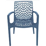thumbnail of METRO PROFESSIONAL Fauteuil de terrasse Saphir, empilable, plastique, bleu pétrole