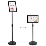 thumbnail of ALLboards Werbeständer, Kundenstopper, Größe: A4, in einem schwarzen Aluminiumrahmen, MENÜ
