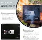 thumbnail of HMF 46161 Feuerfester Tresor mit Zahlenschloss, 41,2 x 35,5 x 36,3 cm, Schwarz