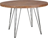 thumbnail of WOHNLING Esszimmertisch rund Ø 120 cm Massivholz Sheesham Esstisch Küchentisch