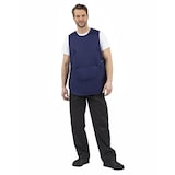 thumbnail of Overgooierschort met zak Whites marineblauw