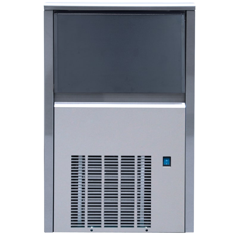 Eiswürfelmaschine 33kg/24h für Gastronomie. Eiswürfelbereiter mit Luftkondensation für Bars und Restaurants.