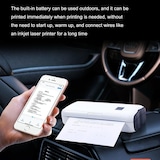 thumbnail of Mini Imprimante Portable Sans Fil Pour Bureau Etudiant A4 Bluetooth WiFi YONIS