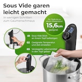 thumbnail of KLAMER Sous Vide Stick, 1200 Watt IPX7 wasserdichter Sous Vide Garer mit 3D Zirkulation und 20-95℃ Temperaturregelung, Schongarer Timerfunktion und L…