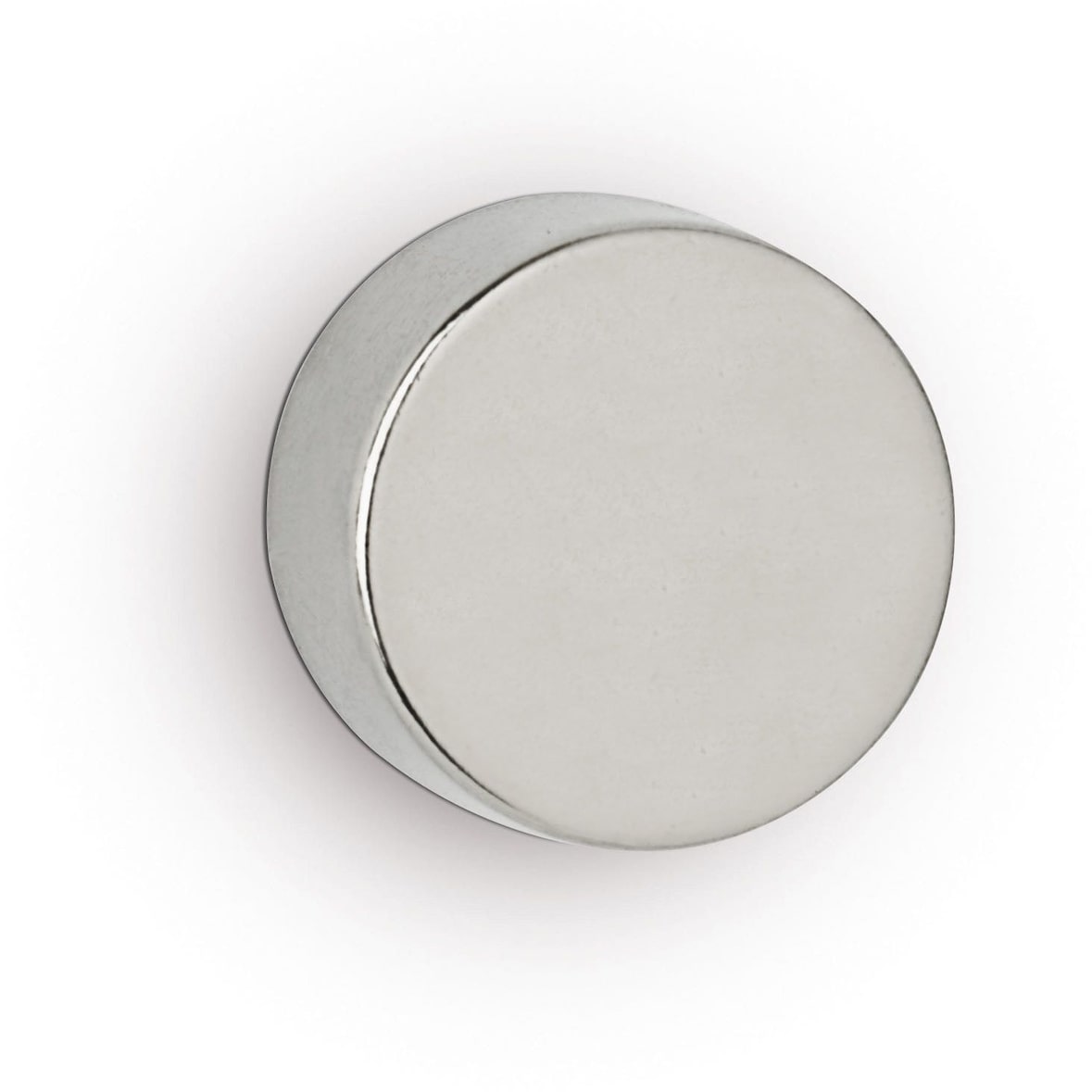 Neodym-Scheibenmagnet 10x15mm 8000g hellsilber VE=10x4 Stück