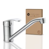 thumbnail of K1 Spültischarmatur Niederdruck, Chrom, küche, Wasserhahn Küche, Niederdruck Armatur Küche, Mischbatterie Küche