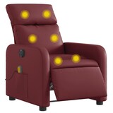 thumbnail of vidaXL Massagesessel Elektrisch Weinrot Kunstleder