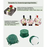 thumbnail of Nass Steckschaum Rund 5x4cm selbstklebend mit Klebepad Frischblumen Schnittblumen Blumen Steckmasse Steckschwamm Blumensteckschaum Floristikbedarf