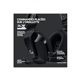 thumbnail of Casque Gaming Sans Fil Logitech Lightspeed Rvb G733 Noir