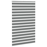 thumbnail of vidaXL Doppelrollo Dunkelgrau 145x200 cm Stoffbreite 140,9 cm Polyester