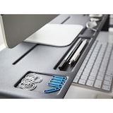 thumbnail of Yamazaki Home Monitorständer Bildschirmerhöher Schreibtischaufsatz Monitorerhöhung Tischablage Metall schwarz 03306